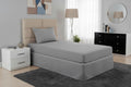 Maison Charlo Waterproof Quilted Single Mattress Protector – Gray – 1 Piece