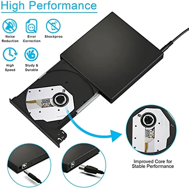 Empower Your Data Arsenal with Our External CD DVD Drive