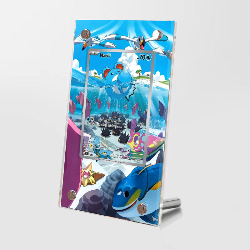 Marill 204/193 - Pokémon Extended Artwork Protective Card Display Case Psa/raw
