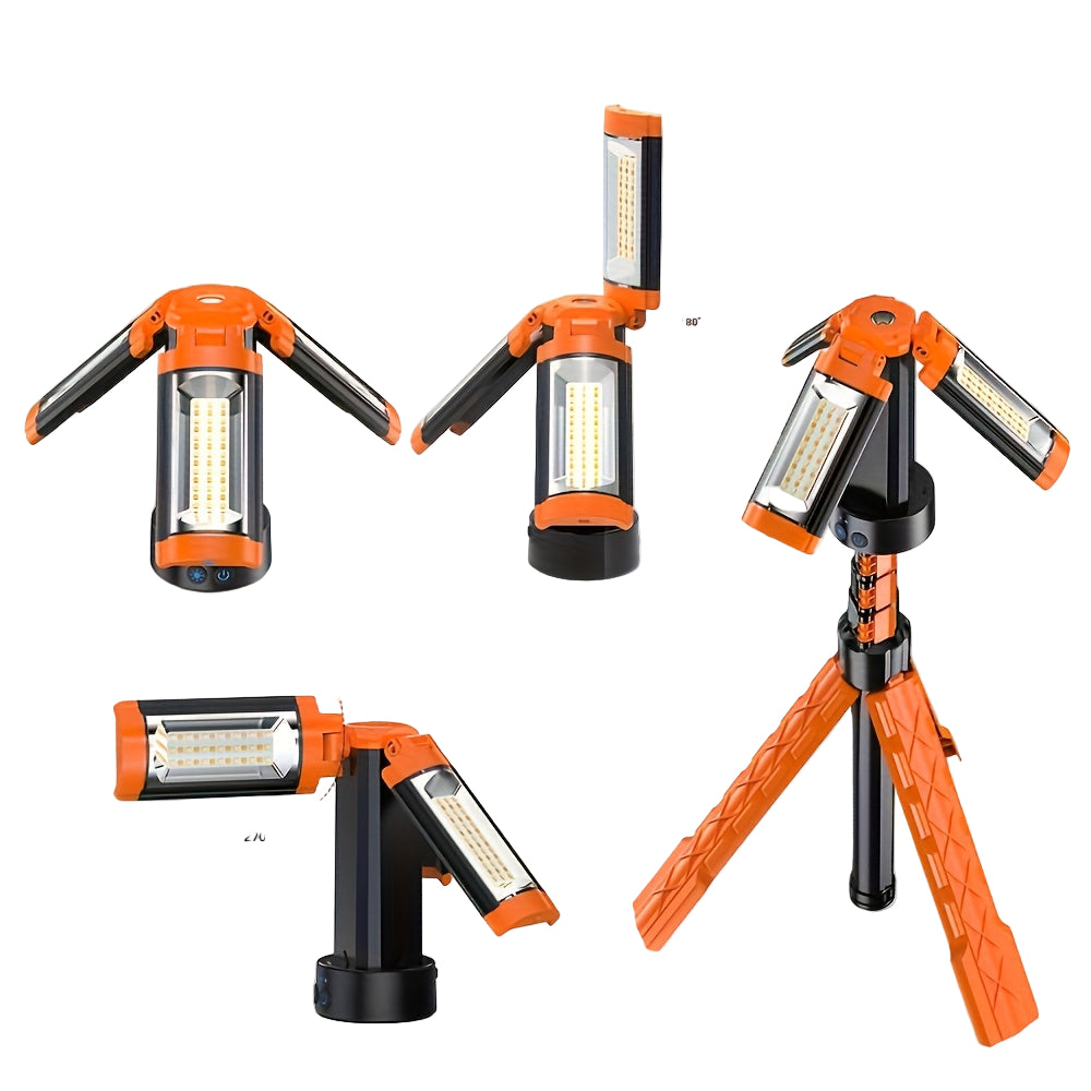 Rechargeable Work Light with Stand Portable Camping Lamp
