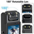 Portable 1080P HD Body Camera with 64GB Card – Black