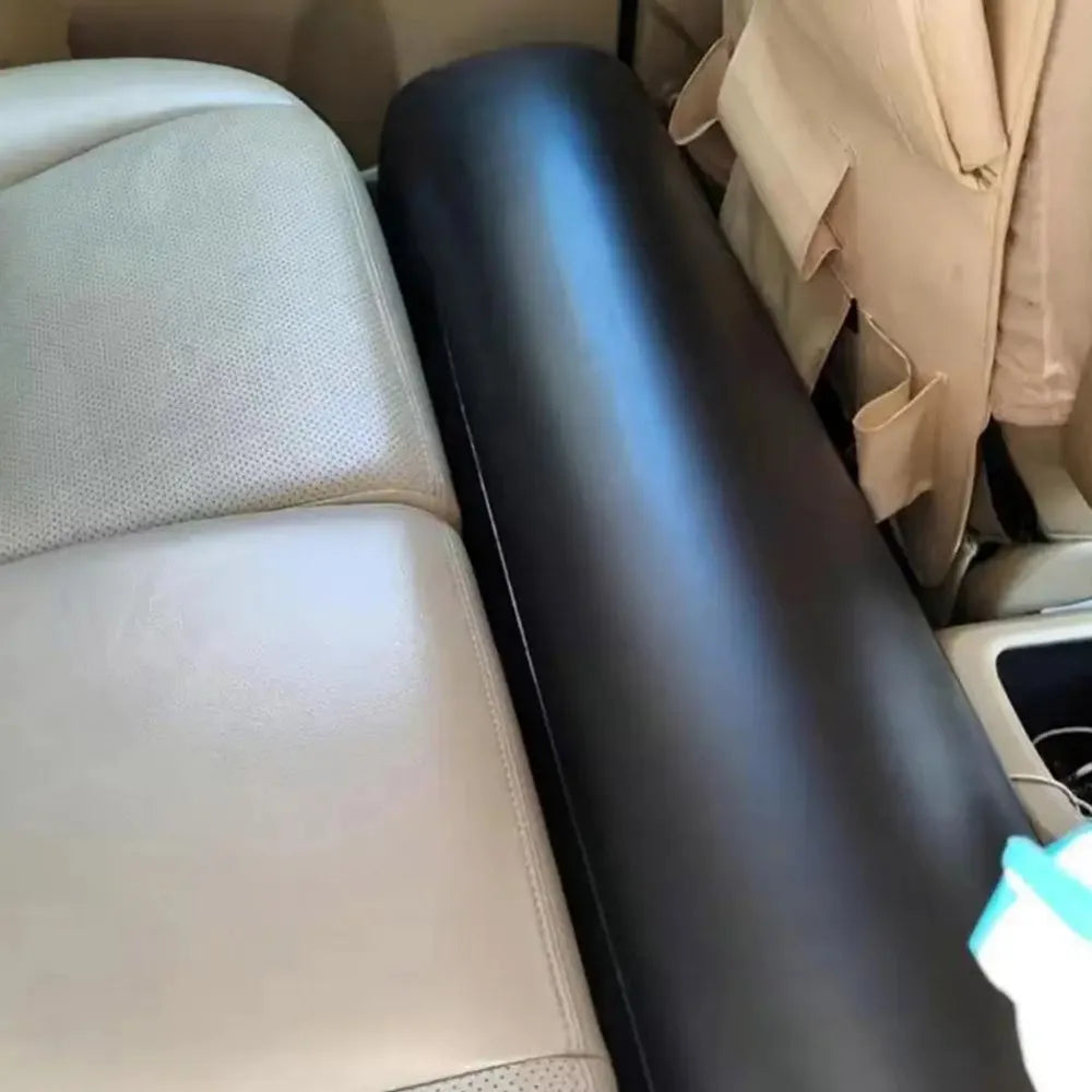 Car Travel Inflatable Bed Back Seat Air Mattress with Safety Block Black