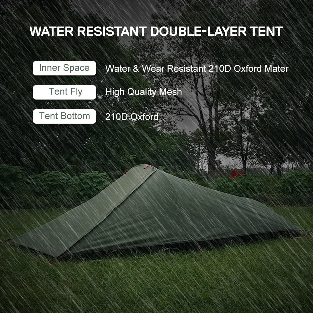 Ultralight Outdoor Single Person Camping Tent