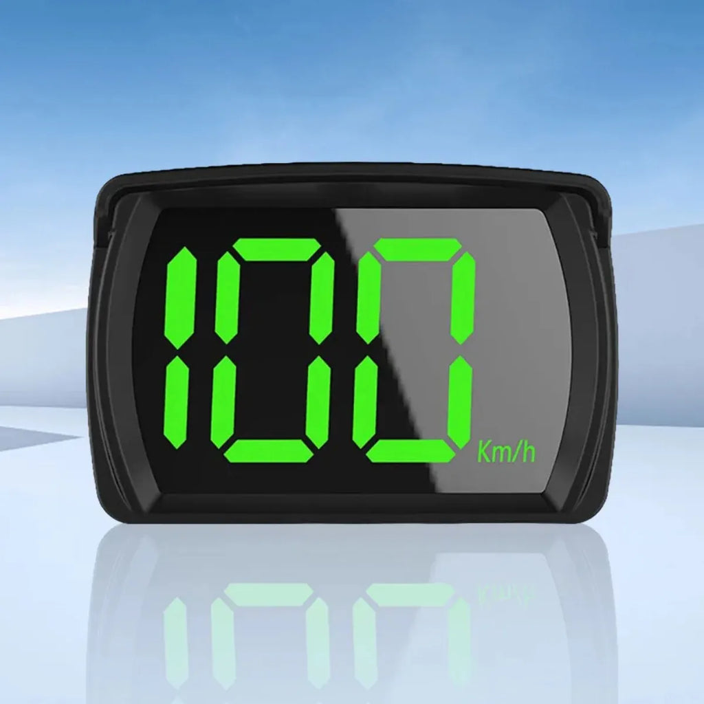 Universal Digital GPS Speedometer Dual Chip KMH/MPH Display Black