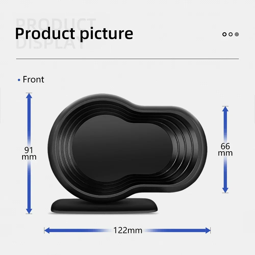 OBD2 Car HUD F9 Digital Head Up Display with Smart Alarm Black