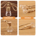 10PCS Hanging Glass Perfume Bottle Car Scent Diffuser–8ml