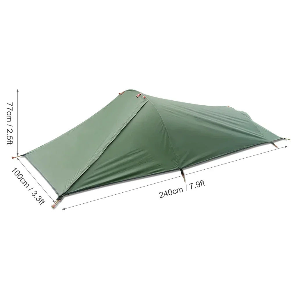 Ultralight Outdoor Single Person Camping Tent