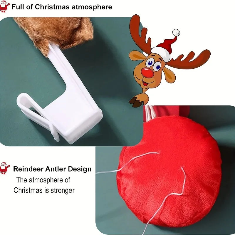 Rudolph's Ride: Car Reindeer Antlers & Nose Set