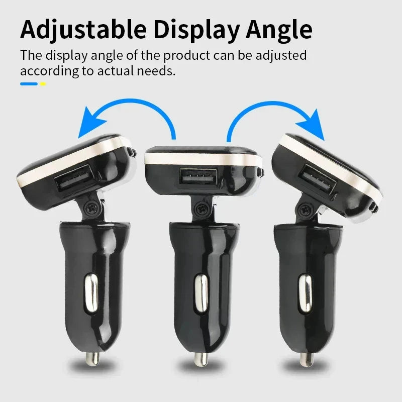 Smart USB Wireless Tire Pressure Monitoring System with Solar Charging Black