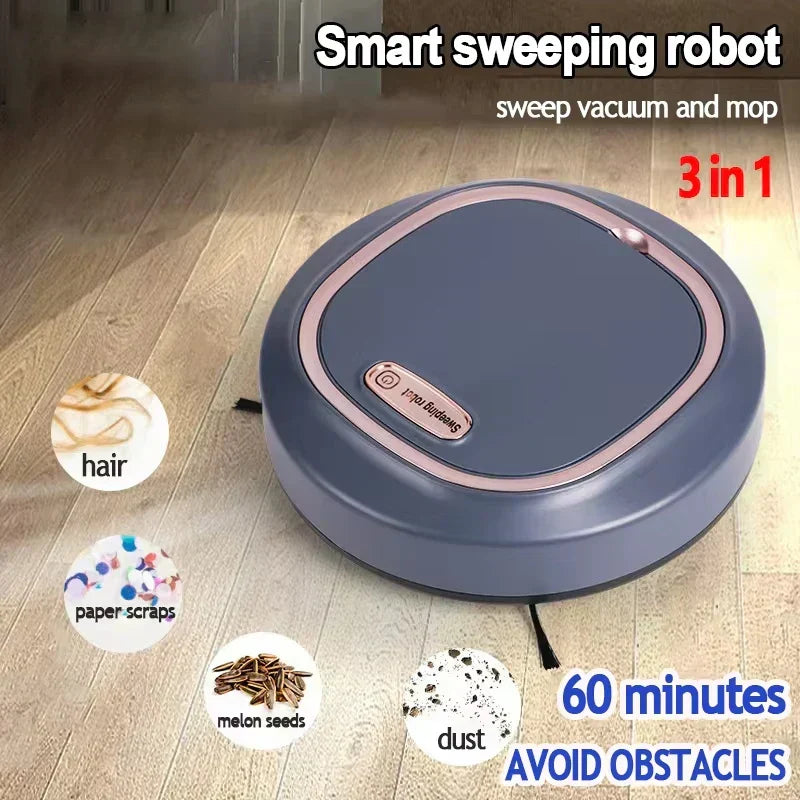 Mini Smart Sweeping Robot Vacuum Mop