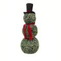 Christmas Topiary Snowman Outdoor Decoration
